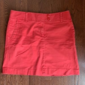 J Crew coral skirt